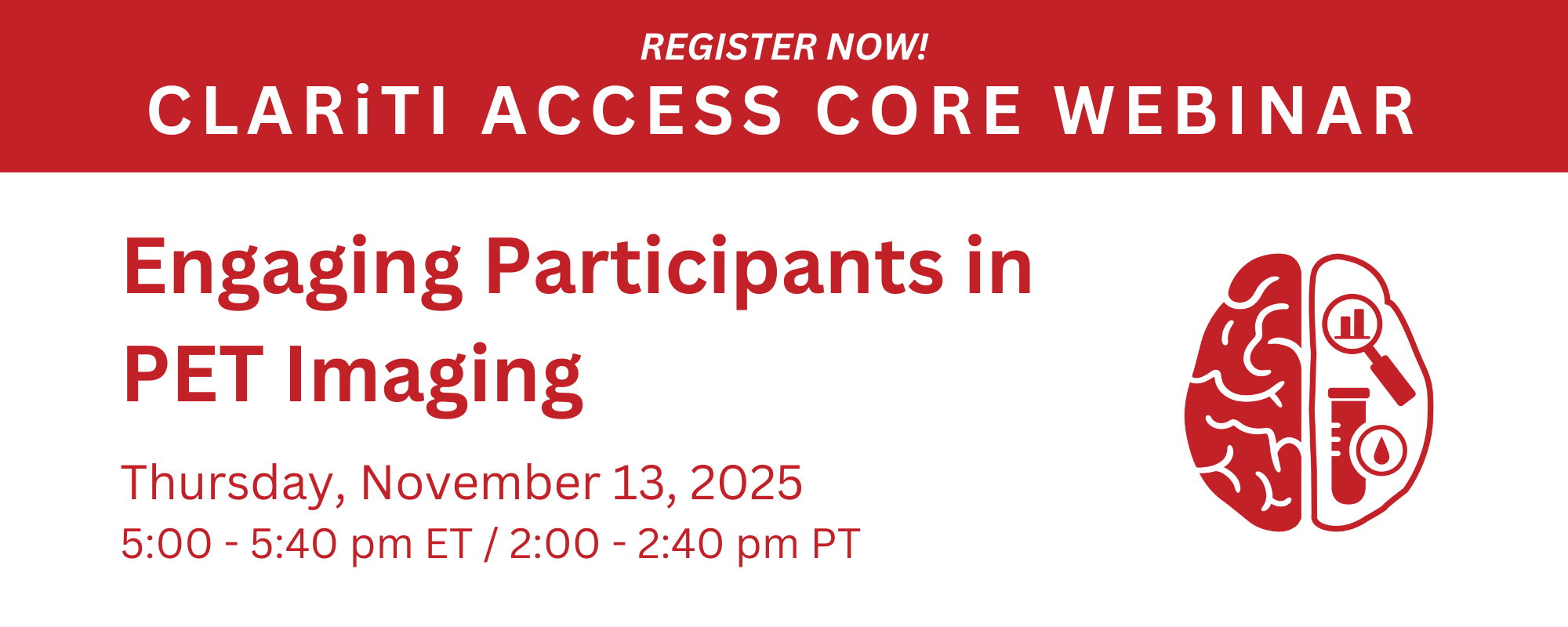 November 13, 2025 | Clariti Access Core Webinar